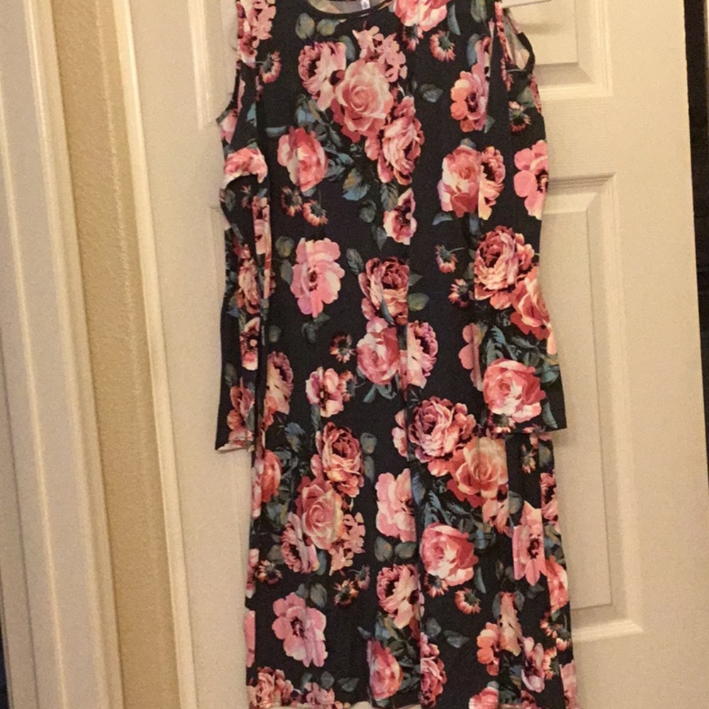 Cold shoulder dress